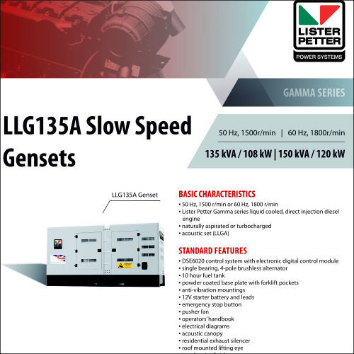 Lister Petter LLG135A Slow Speed